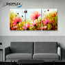 FREE SHIPPING Beautiful Pink/Orange Flower Design Piece Canvas Painting Design Piece Art 86