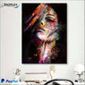 FREE SHIPPING -Abstract Woman Single Canvas Painting Design Piece Art 44