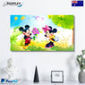 FREE SHIPPING WITHIN AUS-Mickey and Minnie Canvas Painitng Design Wall Art Wall Art for Kids Art 3