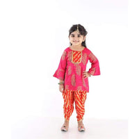 Ethnic Pink girls Dress