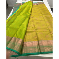 Women Pure Handloom Kanchipuram Silk saree with 2 gram jari