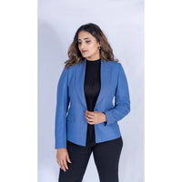 Formal Light Blue Blazer