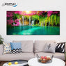 FREE SHIPPING -Exotic Dynamic Waterfall Single Canvas Painting Design Piece Art 123