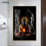 Buddha Simplicity Design Single Piece Crystal Art P4