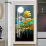 Mountain Scenery Design Single Piece Crystal Art P49