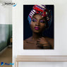 FREE SHIPPING -Black Beauty African Woman Single Canvas Painting Design Piece Art 43