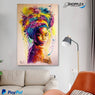 FREE SHIPPING -Abstract Woman Single Canvas Painting Design Piece Art 52