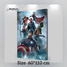 FREE SHIPPING WITHIN AUS-Marvel Super heros Captain America Hulk Canvas Painting Design for Kids Art 14