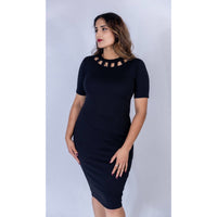 Black Knee Length Dress