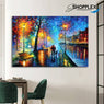 FREE SHIPPING -Abstract Couple Single Canvas Painting Design Piece Art 68