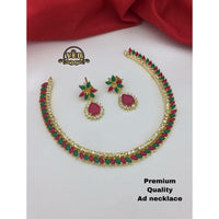 AD necklace with earring
