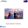 FREE SHIPPING WITHIN AUS-Frozen Elsa Anna Olaf Canvas Painitng Design Wall Art for Kids Art 7