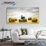 FREE SHIPPING -Golden Birds Rocks and Water Single Canvas Painting Design Piece Art 114