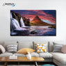 FREE SHIPPING -Shores of Iceland Waterfall Single Canvas Painting Design Piece Art 125