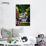 FREE SHIPPING -Beautiful Waterfall in Garden Single Canvas Painting Design Piece Art 124