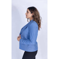 Formal Light Blue Blazer