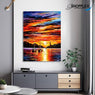 FREE SHIPPING -Abstract Single Canvas Painting Design Piece Art 77