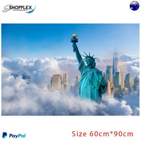 FREE SHIPPING -Statue of Liberty Single Canvas Painting Design Piece Art 9