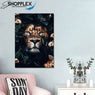 FREE SHIPPING -Lion Animal Single Canvas Painting Design Piece Art 92