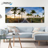 FREE SHIPPING -Footbridge to the Bridge Single Canvas Painting Design Piece Art 126