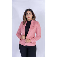 Pink Suede Blazer