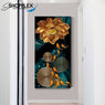 FREE SHIPPING -Golden Flower with Fish Single Canvas Painting Design Piece Art 97