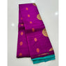 Women Pure Handloom Kanchipuram silk saree with 1 gram gold & copper jari