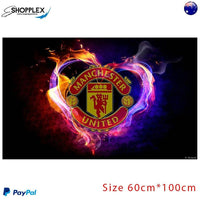 FREE SHIPPING WITHIN AUS-Manchester United Football Club Sports Single Canvas Painting Design Piece Art 26