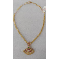 Gold plated chain with pendant