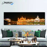 FREE SHIPPING -Beating Hearts of Amritsar-Golden Temple Single Canvas Painting Design Piece Art 121