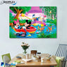 FREE SHIPPING WITHIN AUS-Mickey and Minnie Canvas Painitng Design Wall Art for Kids Art 13