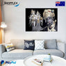 FREE SHIPPING -Hindu God Radha Krishan Single Canvas Painting Design Piece Art 13