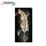 FREE SHIPPING -Diamond Shape Feather Single Canvas Painting Design Piece Art 110