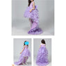 Beautiful Violet Tail Girls Party dress.