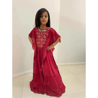 Girls Pink Party Frock