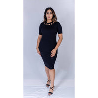 Black Knee Length Dress